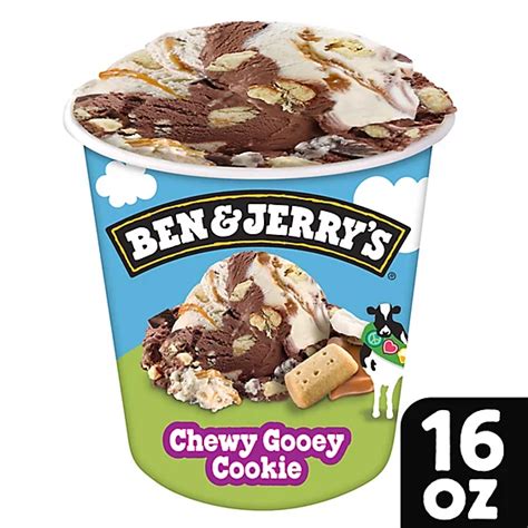 Ben And Jerrys Chewy Gooey Cookie Ice Cream Safeway