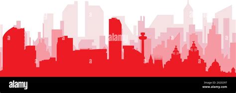 Liverpool City Skyline Silhouette Vector Hi Res Stock Photography And