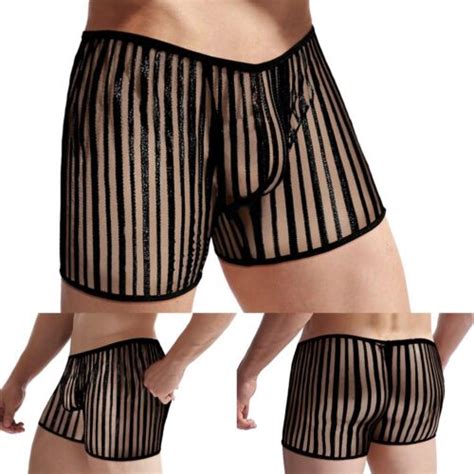 Sous vêtements homme enchanteurs par la mer boxer slips poche en maille