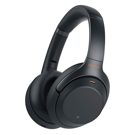 Casque réducteur de bruit sans fil avec micro Sony WH 1000XM3 Noir