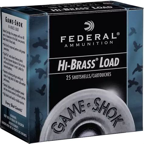 Federal Premium Game Shok Upland Hi Brass 28 Gauge Shotshells Academy