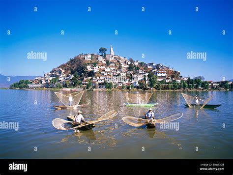 Mexico Central America America Michoacan state Lake Patzcuaro Butterfly ...