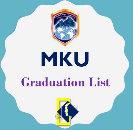 MKU Graduation List 2025 Download Mount Kenya University