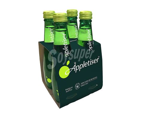 Appletiser Bebida Refrescante De Manzana 100 Burbuja Fina Pack 4