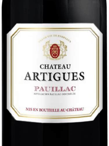 Ch Teau Artigues Pauillac Vivino Us