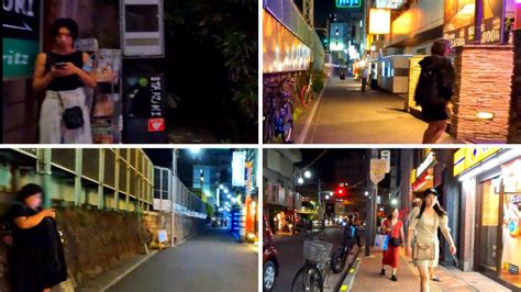 【4k60】土曜夜の鶯谷のホテル街を散歩！カップルで賑やか！ Japan Walking Tokyo Uguisudani Youtube