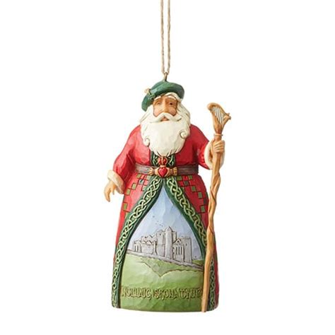 Irish Santa Ornament By Jim Shore Christmas Store