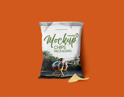 Free Chips Package Mockup PSD