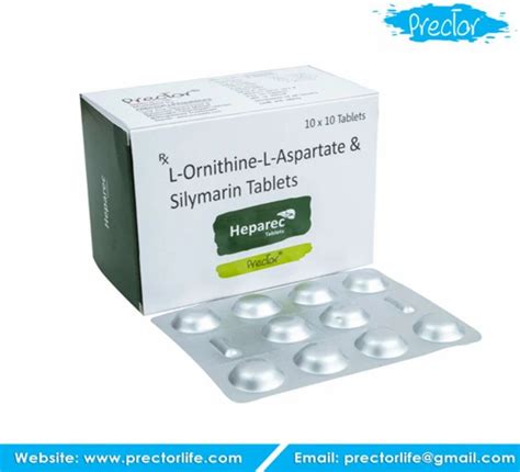 10x10 L Ornithine L Aspartate Silymarin Tablets At Rs 1900 Box In