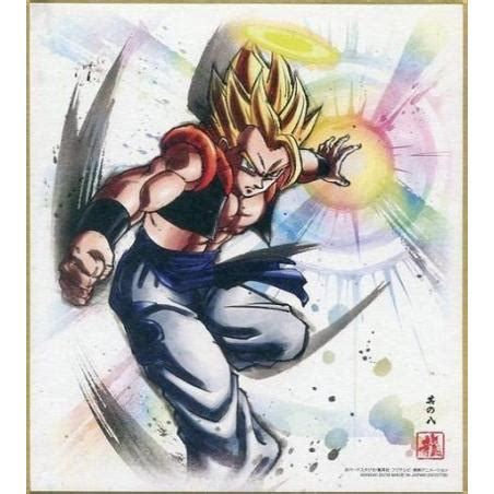 Dragon Ball Shikishi Art Super Saiyan Gogeta Banpresto