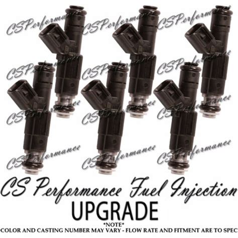 1 OEM Bosch III UPGRADE Fuel Injectors 6 Set For 92 96 Chrysler