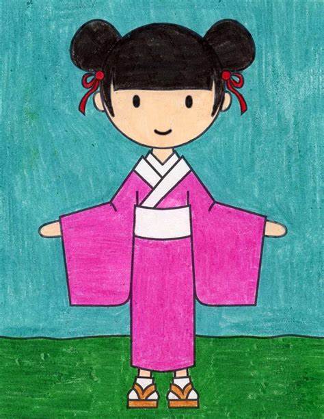 How To Draw A Kimono · Art Projects For Kids