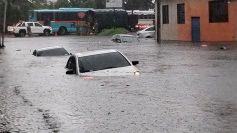 Fuertes lluvias causan inundaciones en diferentes zonas del país El