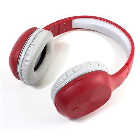 Auriculares Stereo Bluetooth Cascos Stereo Omega Wireless Rojo Doctor