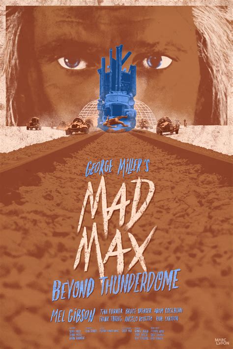 Mad Max Beyond Thunderdome Poster By Marc Lafon