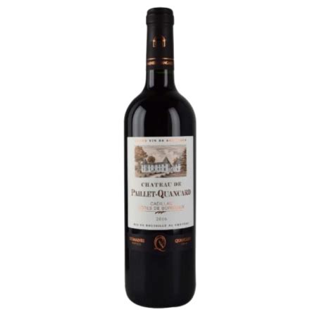 Vino Château de Paillet Quancard Bordeaux 2016 cl 75