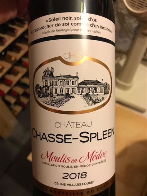 Ch Teau Chasse Spleen France Bordeaux M Doc Moulis En M Doc