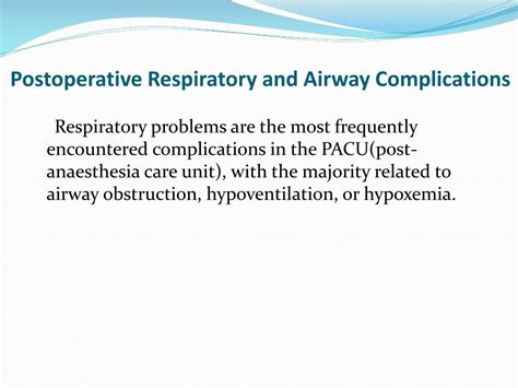 Ppt Postoperative Complications Powerpoint Presentation Free