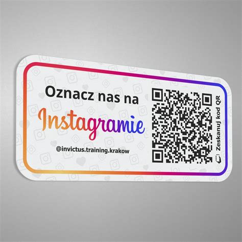 Oznacz Nas Na Instagramie 1430 Cm Naklejka F00AIQR2 Graficzny Pro