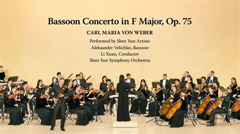 Weber Bassoon Concerto In F Major Op 75