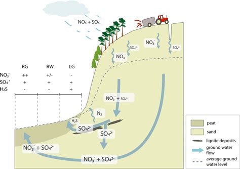 Schematic Overview Of Sources And Processes Influencing Groundwater