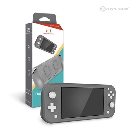 Switch Lite Protective Grip Case Gray Video Game Heaven