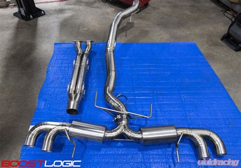 Boost Logic Nissan Gt R R Inch Exhaust System F Blue