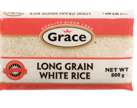 Grace Long Grain White Rice 800g Matchless Vgw