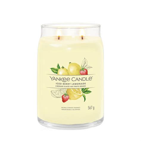 Yankee Candle Iced Berry Lemonade Signature Duftkerze Gro Es Glas