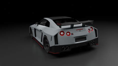 Artstation Nissan Gt R R35 Wide Body Game Assets