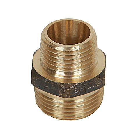 Brasshards 20 X 15mm Brass Threaded Hex Reducing Nipple Bunnings Australia