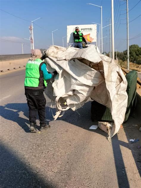 Despliega Seduvop Operativos De Limpieza En Vialidades Potosinas El