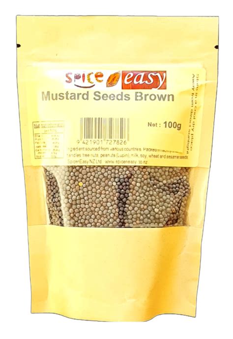 Buy Mustard Seed Brown New Zealand Spiceneasy