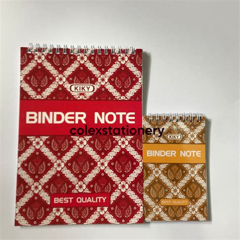 Jual Binder Note Ring Notebook Bergaris Biasa Ukuran Kecil Besar