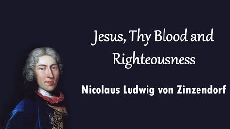 Jesus Thy Blood And Righteousness YouTube