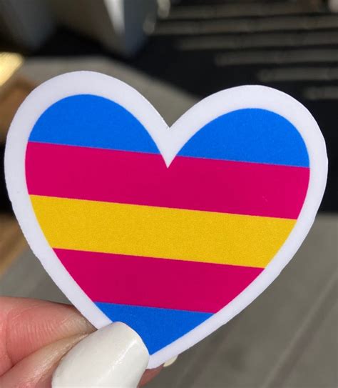 Pansexual Pride Sticker Pack Lgbtq Stickers Pride Stickers Etsy