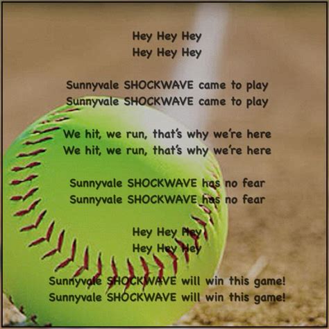 Hey Hey Hey Softball Chants Softball Quotes Softball Cheers