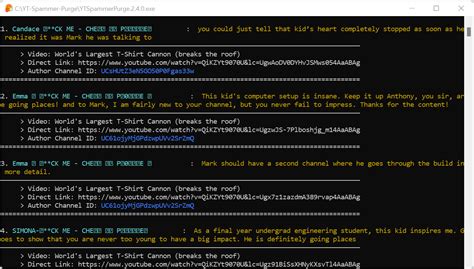 Github Thiojoeyt Spammer Purge Allows You Easily Scan For And Delete Scam Comments Using