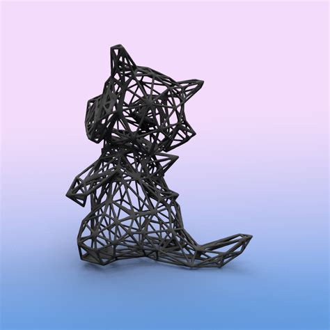 Free Stl File 104 Cubone Pokemon Wiremon Figure・object To Download And