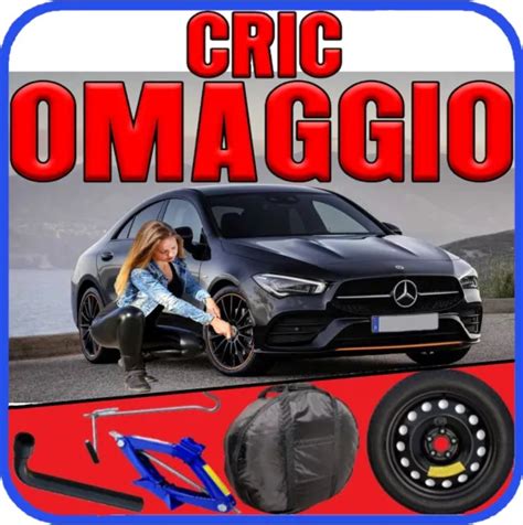 Ruotino Di Scorta Fori Da Per Mercedes Cla Con Kit Cric Crick