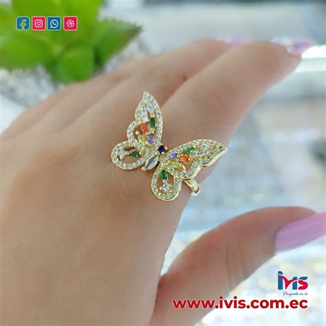 Anillo Rodinado Quir Rgico Ajustable Dise O De Mariposa De Circ N