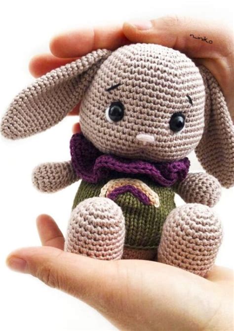 Paso a Paso Ponchino Conejito Amigurumi Patrón Gratis Lovelycraft