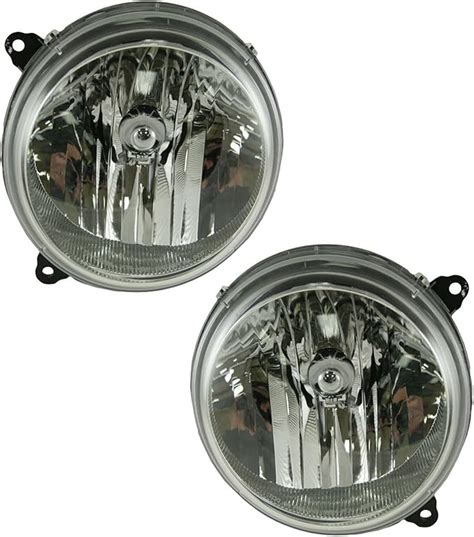 Amazon Headlights Headlamps Left Right Pair Set For 05 07 Jeep