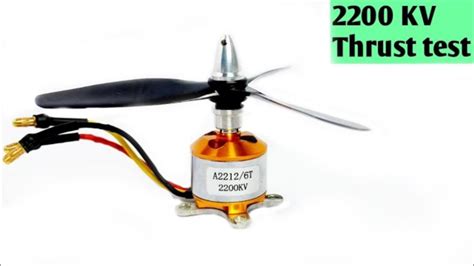 2200kv Brushless Motor Thrust Test Drone Motor Thrust Test With