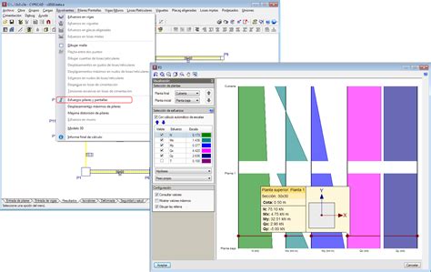 CYPECAD Mejoras en la visualización de esfuerzos de pilares