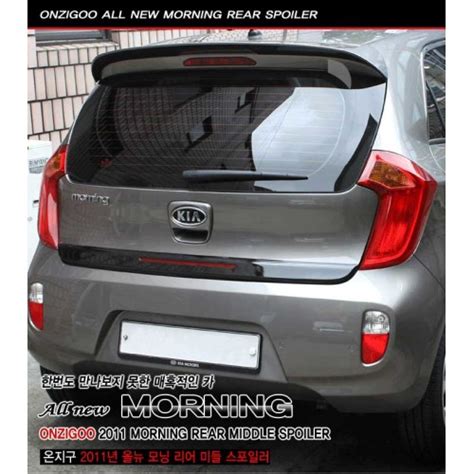 Morning All New Onzigoo Kia All New Morning Rear Middle Spoiler Set