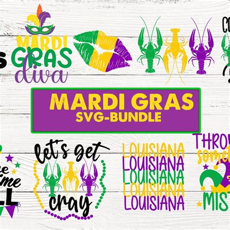 Mardi Gras Svg Bundle Masterbundles