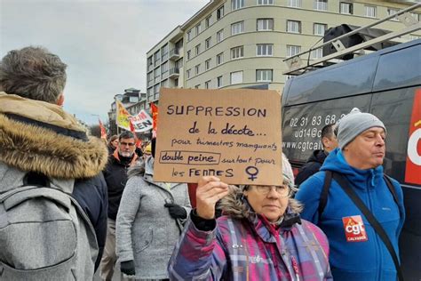 Grève du 31 janvier à Caen plus de 20 000 personnes contre la réforme