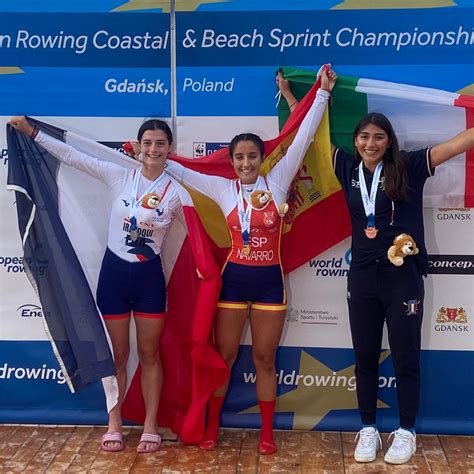 Lucia Navarro Y Miguel Salas Consiguen El Oro En El Europeo De Remo De