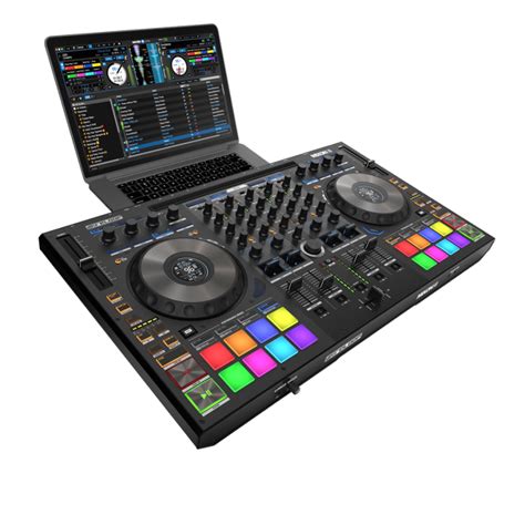 Controlador Profesional Para Dj Hibrido 4ch Conexiones Externas